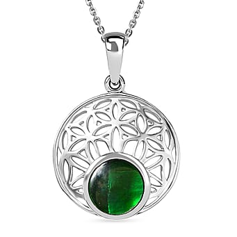 https://tjcuk.sirv.com/Products/43/9/4396834/Ammolite-Pendant-with-Chain-Size-20-in-Rhodium-Overlay-Sterling-Silver_4396834.jpg?w=342&h=342