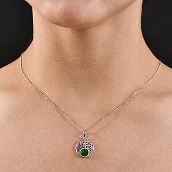 https://tjcuk.sirv.com/Products/43/9/4396834/Ammolite-Pendant-with-Chain-Size-20-in-Rhodium-Overlay-Sterling-Silver_4396834_1.jpg?w=342&h=342