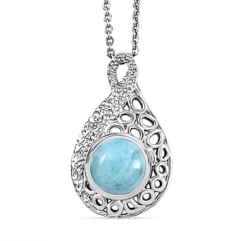 https://tjcuk.sirv.com/Products/43/9/4398433/Larimar-Pendant-with-Chain-Size-20-in-Rhodium-Overlay-Sterling-Silver-_4398433.jpg?w=342&h=342