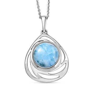 https://tjcuk.sirv.com/Products/43/9/4398487/Larimar-Pendant-with-Chain-Size-20-in-Rhodium-Overlay-Sterling-Silver-_4398487.jpg?w=342&h=342