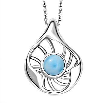 https://tjcuk.sirv.com/Products/43/9/4398488/Larimar-Pendant-with-Chain-Size-20-in-Rhodium-Overlay-Sterling-Silver-_4398488.jpg?w=342&h=342