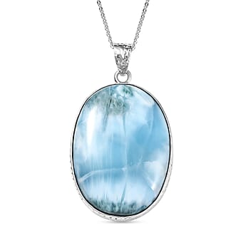 https://tjcuk.sirv.com/Products/43/9/4399539/Larimar-Pendant-with-Chain-Size-20-in-Rhodium-Overlay-Sterling-Silver-_4399539.jpg?w=342&h=342