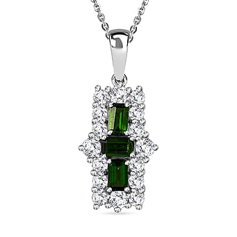 https://tjcuk.sirv.com/Products/43/9/4399554/Natural-Chrome-Diopside-White-Zircon-Pendant-with-Chain-Size-20-in-Pla_4399554.jpg?w=342&h=342