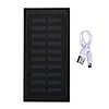 Set-of-2-5000mAh-Power-Bank-with-Solar-Panel-Mountaineering-Buckle-Bla