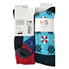 Set-of-Three-Pack-of-3-Happy-Anchor-Pattern-Socks-Blue-Multi