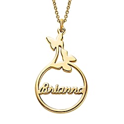 Pendant with Chain in Vermeil YG Sterling Silver  Wt. 7.11 Gms