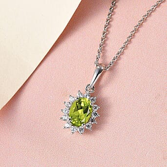 https://tjcuk.sirv.com/Products/44/0/4400805/Peridot-and-Zircon-Pendant-with-Chain-Size-20-in-Platinum-Overlay-Ster_4400805_2.jpg?w=342&h=342
