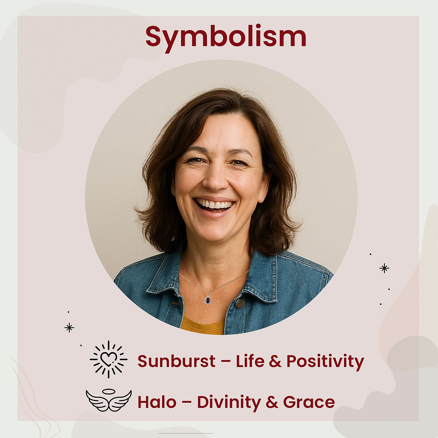 Red Garnet and Natural Cambodian Zircon Pendant with Chain (Size - 20) in 18K Vermeil Yellow Gold Plated Sterling Silver 1.370 Ct