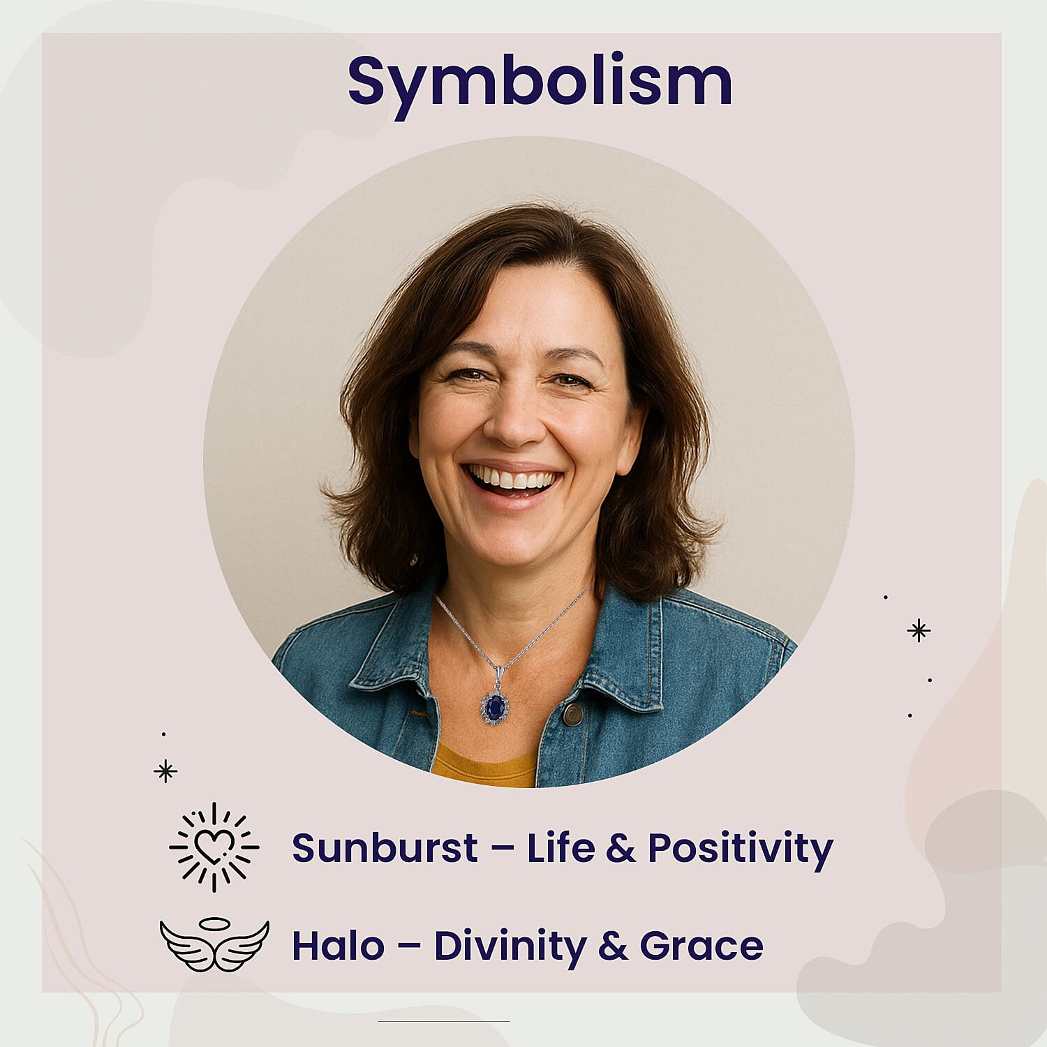 Masoala Sapphire and Natural Cambodian Zircon Halo Pendant with Chain (Size - 20) in Platinum Overlay Sterling Silver 1.35 Ct