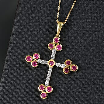 https://tjcuk.sirv.com/Products/44/0/4402472/African-Ruby-White-Zircon-Pendant-with-Chain-Size-20-in-14K-YG-Overlay_4402472_2.jpg?w=342&h=342