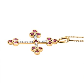 https://tjcuk.sirv.com/Products/44/0/4402472/African-Ruby-White-Zircon-Pendant-with-Chain-Size-20-in-14K-YG-Overlay_4402472_3.jpg?w=342&h=342