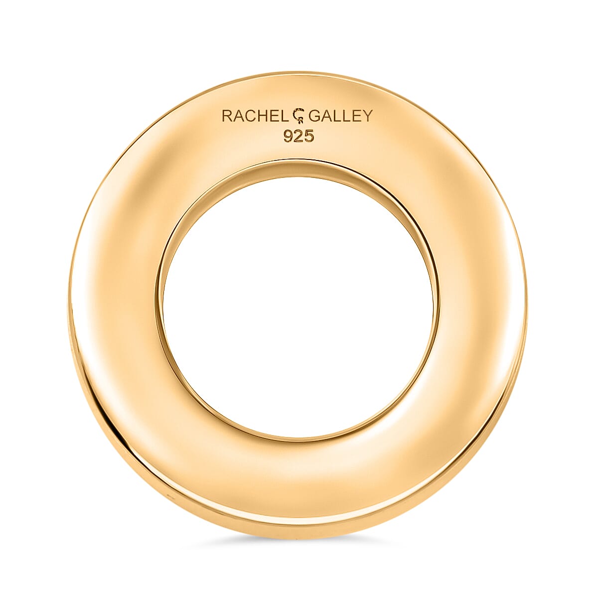 Lab Grown Diamond Pendant with Chain (Size 20) in 18K YG Vermeil Sterling Silver  Wt. 5.08 Gms  0.330  Ct.