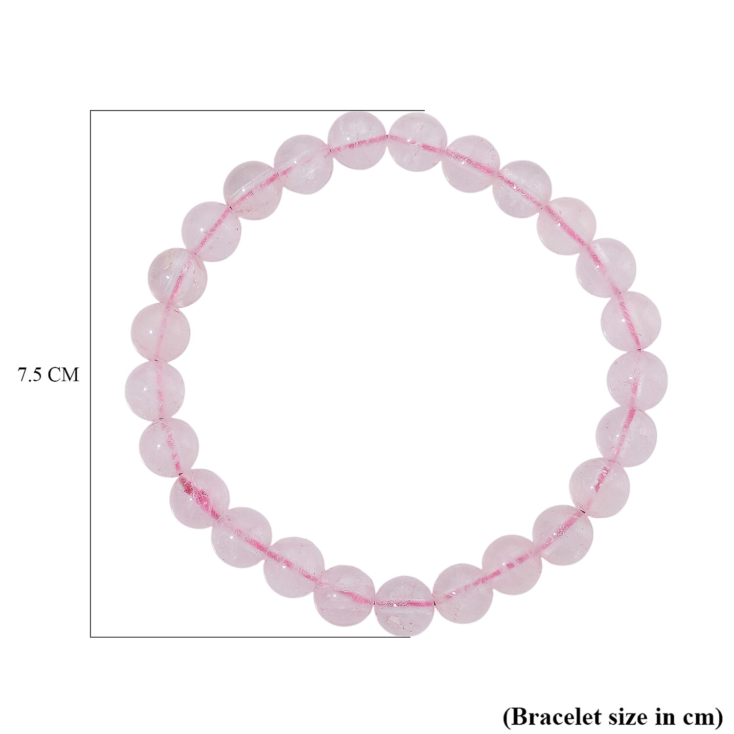 Natural Rose Quartz Set Of Sphere With Stand & Bracelet (Size 7.5 Strechable) 736.00 Ct.