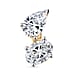 THE TOI ET MOI LUXURIANT 1 Ct. Lab Grown Diamond Pendant with Chain (Size 20) in Rhodium Overlay Sterling Silver