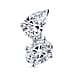 THE TOI ET MOI LUXURIANT 1 Ct. Lab Grown Diamond Pendant with Chain (Size 20) in Rhodium Overlay Sterling Silver
