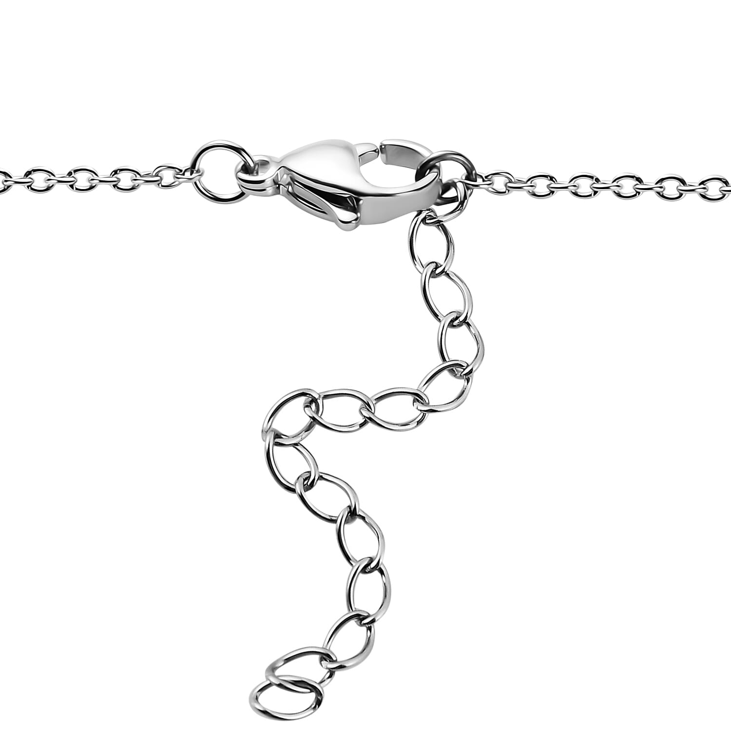 African Amethyst Heart Pendant with Chain (Size 20) 25.00 Ct.