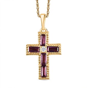 https://tjcuk.sirv.com/Products/44/0/4405557/Rhodolite-Garnet-White-Zircon-Pendant-with-Chain-Size-20-in-18K-YG-Pla_4405557.jpg?w=342&h=342