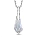 Swarovski Crystal Pendant with Chain (Size 20) in Platinum Overlay Sterling Silver 4.34 Ct.