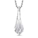 Swarovski Crystal Pendant with Chain (Size 20) in Platinum Overlay Sterling Silver 4.34 Ct.