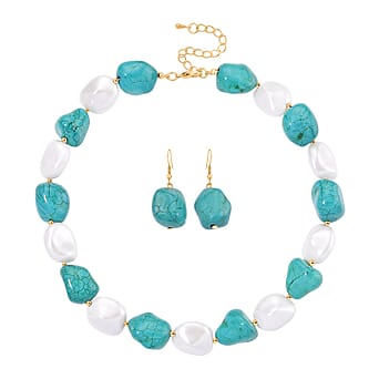 https://tjcuk.sirv.com/Products/44/0/4406367/2-Piece-Set-Blue-Howlite-White-Shell-Pearl-Necklace-and-Earring-Pure-W_4406367.jpg?w=342&h=342