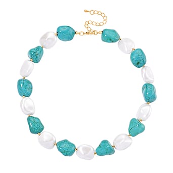 https://tjcuk.sirv.com/Products/44/0/4406367/2-Piece-Set-Blue-Howlite-White-Shell-Pearl-Necklace-and-Earring-Pure-W_4406367_3.jpg?w=342&h=342