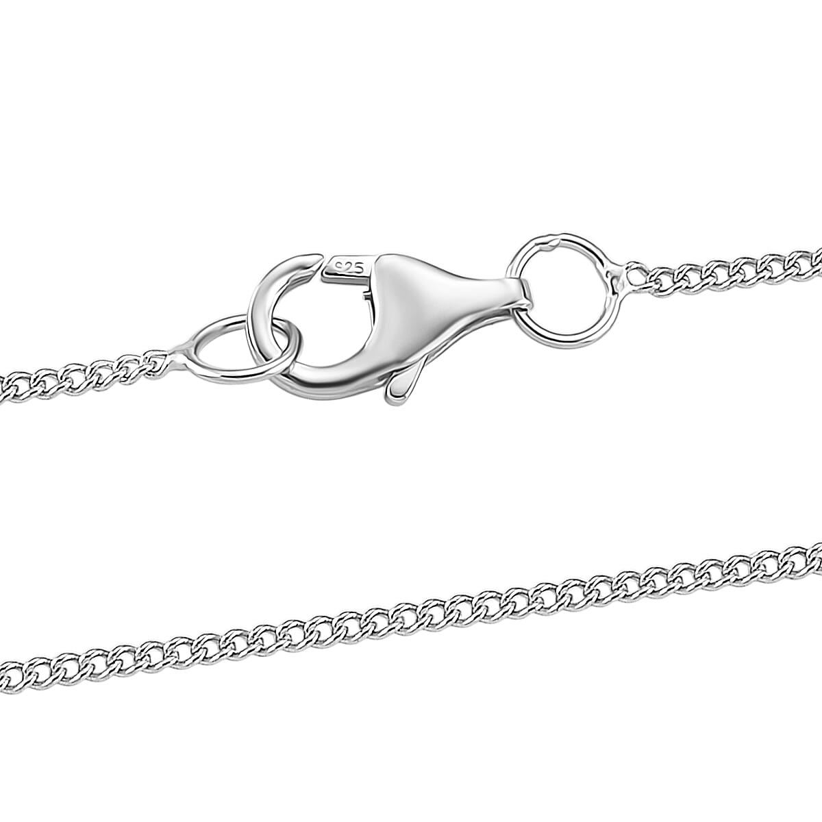 Peach Baroque Pearl Pendant with Chain (Size 18) with Lobster Clasp in Rhodium Overlay Sterling Silver 79.00 Ct.