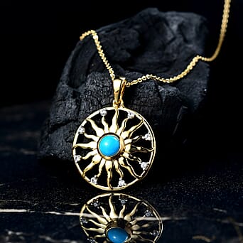 https://tjcuk.sirv.com/Products/44/0/4407768/Maria-Turquoise-White-Zircon-Pendant-with-Chain-Size-20-in-Yellow-Gold_4407768_2.jpg?w=342&h=342
