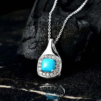 https://tjcuk.sirv.com/Products/44/1/4410428/Maria-Turquoise-White-Zircon-Pendant-with-Chain-Size-20-in-Rhodium-Ove_4410428_2.jpg?w=342&h=342