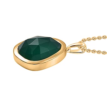 https://tjcuk.sirv.com/Products/44/1/4411503/Green-Onyx-Pendant-with-Chain-Size-20-in-18K-YG-Plating-Sterling-Silve_4411503_3.jpg?w=342&h=342