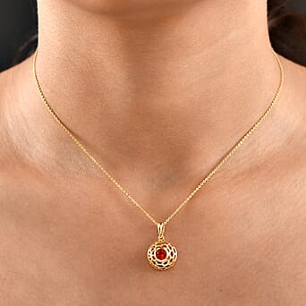 https://tjcuk.sirv.com/Products/44/1/4413338/Crimson-Fire-Opal-Pendant-with-Torn-Chain-19DC-Size-20-in-Yellow-Gold-_4413338_2.jpg?w=342&h=342