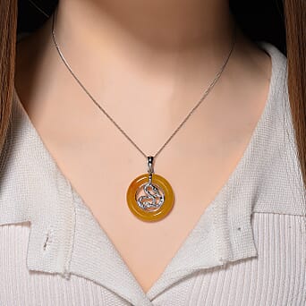 https://tjcuk.sirv.com/Products/44/1/4415979/Dyed-Honey-Jade-Pendant-with-Chain-Size-18-in-Rhodium-Overlay-Sterling_4415979_2.jpg?w=342&h=342