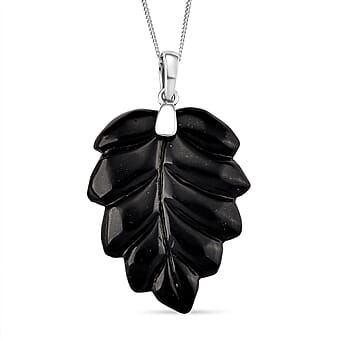 https://tjcuk.sirv.com/Products/44/1/4417092/Shungite-Leaf-Pendant-with-Chain-Size-18-with-Lobster-Clasp-in-Rhodium_4417092.jpg?w=342&h=342