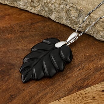 https://tjcuk.sirv.com/Products/44/1/4417092/Shungite-Leaf-Pendant-with-Chain-Size-18-with-Lobster-Clasp-in-Rhodium_4417092_1.jpg?w=342&h=342