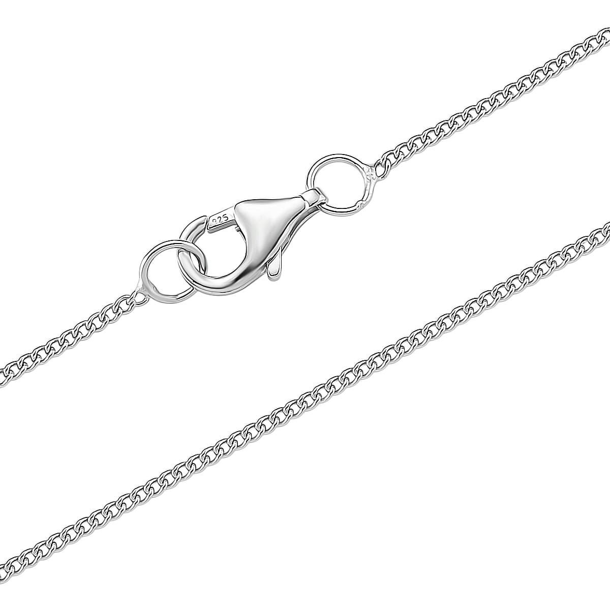 Natural Shungite Celtic Cross Pendant with Chain (Size 18) with Lobster Clasp in Rhodium Overlay Sterling Silver 64.90 Ct.