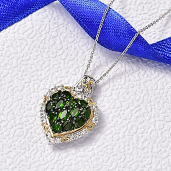 https://tjcuk.sirv.com/Products/44/1/4417795/Natural-Chrome-Diopside-White-Zircon-Pendant-with-Chain-Size-20-in-Rho_4417795_2.jpg?w=342&h=342