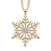 Austrian White Crystal Pendant with Chain (Size 28)