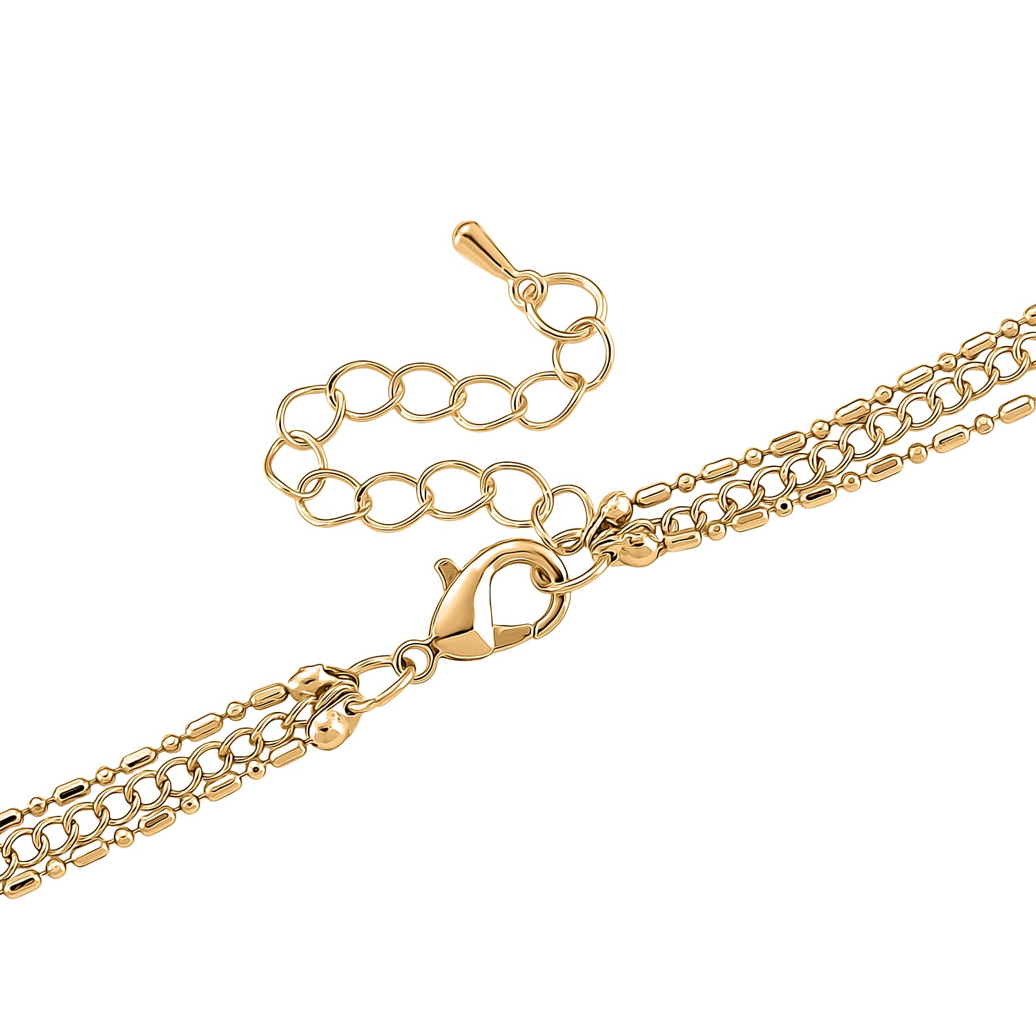 Austrian White Crystal Pendant with Chain (Size 28)