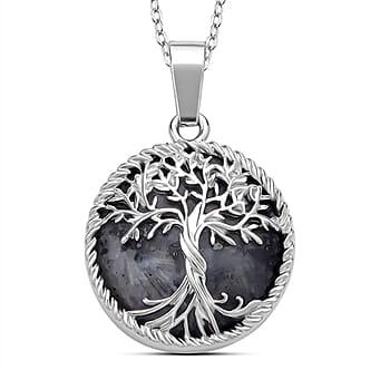 https://tjcuk.sirv.com/Products/44/1/4419298/Labradorite-Pendant-with-Chain-Size-20-in-Silver-Tone-2-00-Ct_4419298.jpg?w=342&h=342