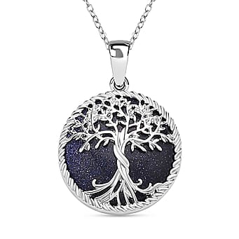 https://tjcuk.sirv.com/Products/44/1/4419299/Blue-Sandstone-Pendant-with-Chain-Size-20-in-Silver-Tone-2-00-Ct_4419299.jpg?w=342&h=342