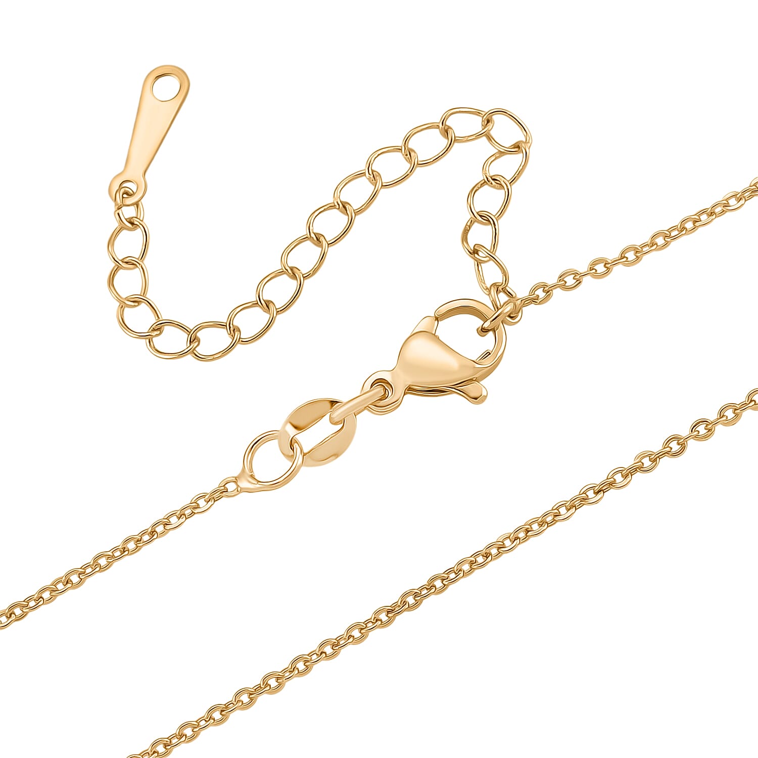 White Fresh Water Pearl & White Cubic Zirconia Pendant with Chain (Size 18-2 EXT)