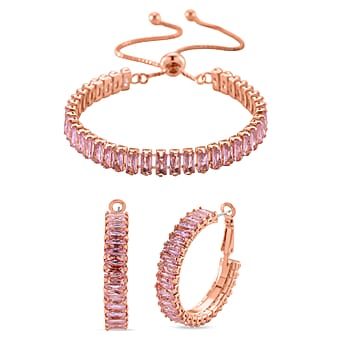 https://tjcuk.sirv.com/Products/44/2/4421522/Set-of-2-Pink-Cubic-Zirconia-Adjustable-Bracelet-Size-6-5-9-5-Hoop-Ear_4421522.jpg?w=342&h=342