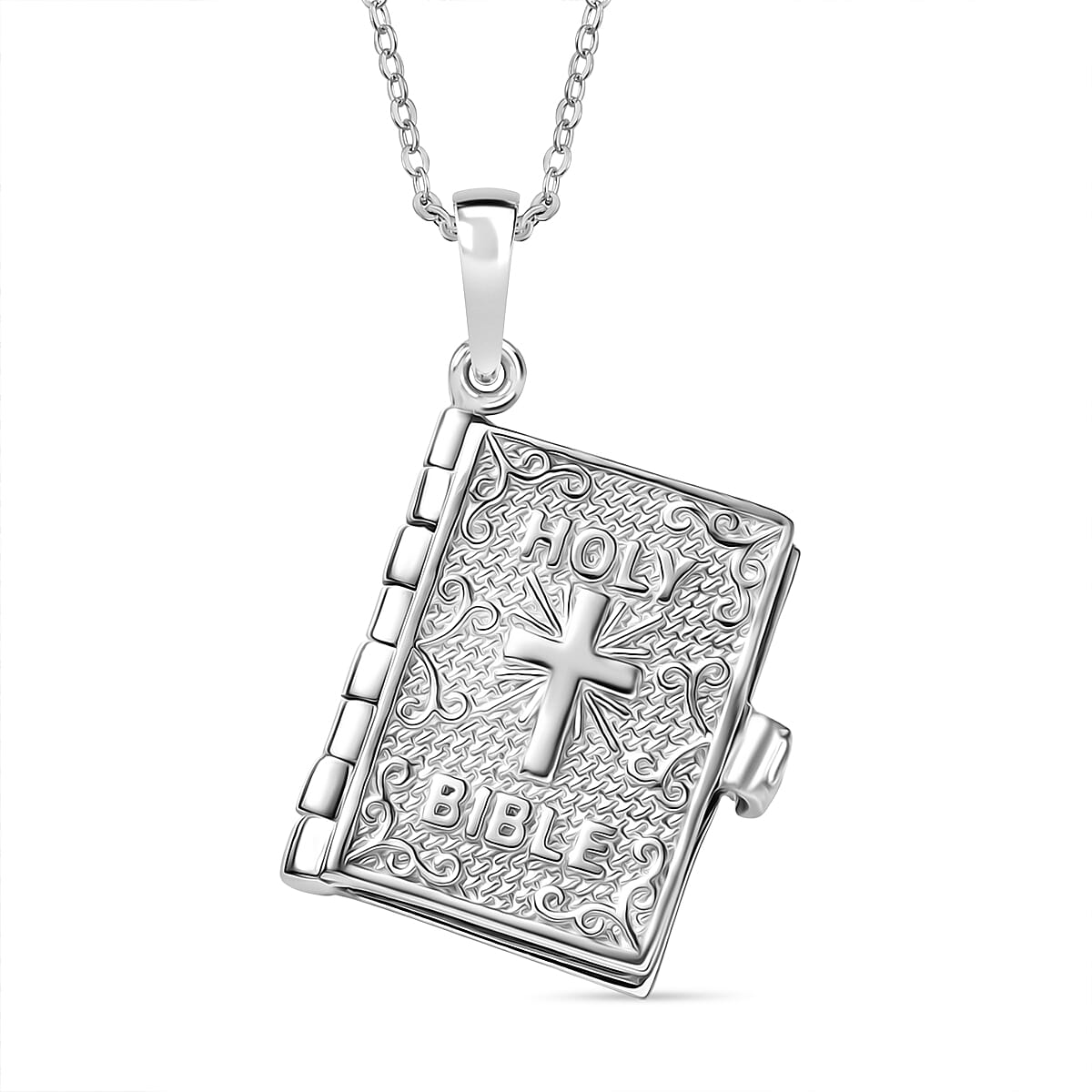 D'Joy Pendant with Chain (Size 20) in Yellow Gold Plated & Rhodium Overlay Sterling Silver Wt. 6.17 Gms.