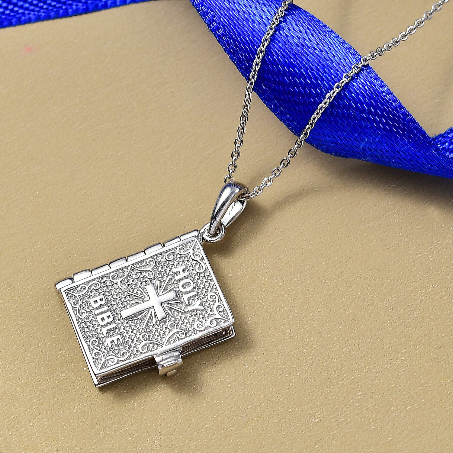 D'Joy Pendant with Chain (Size 20) in Yellow Gold Plated & Rhodium Overlay Sterling Silver Wt. 6.17 Gms.