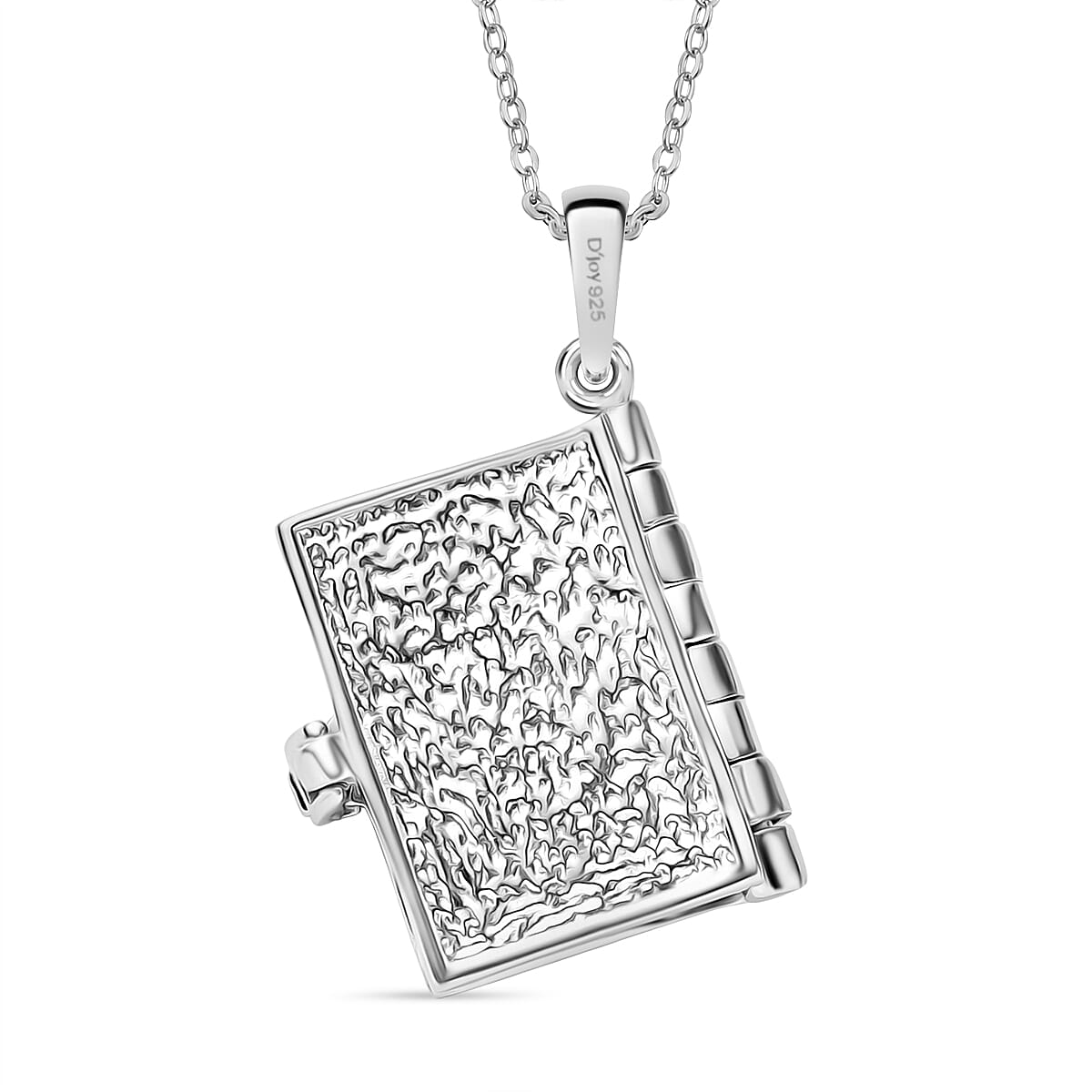 D'Joy Pendant with Chain (Size 20) in Yellow Gold Plated & Rhodium Overlay Sterling Silver Wt. 6.17 Gms.