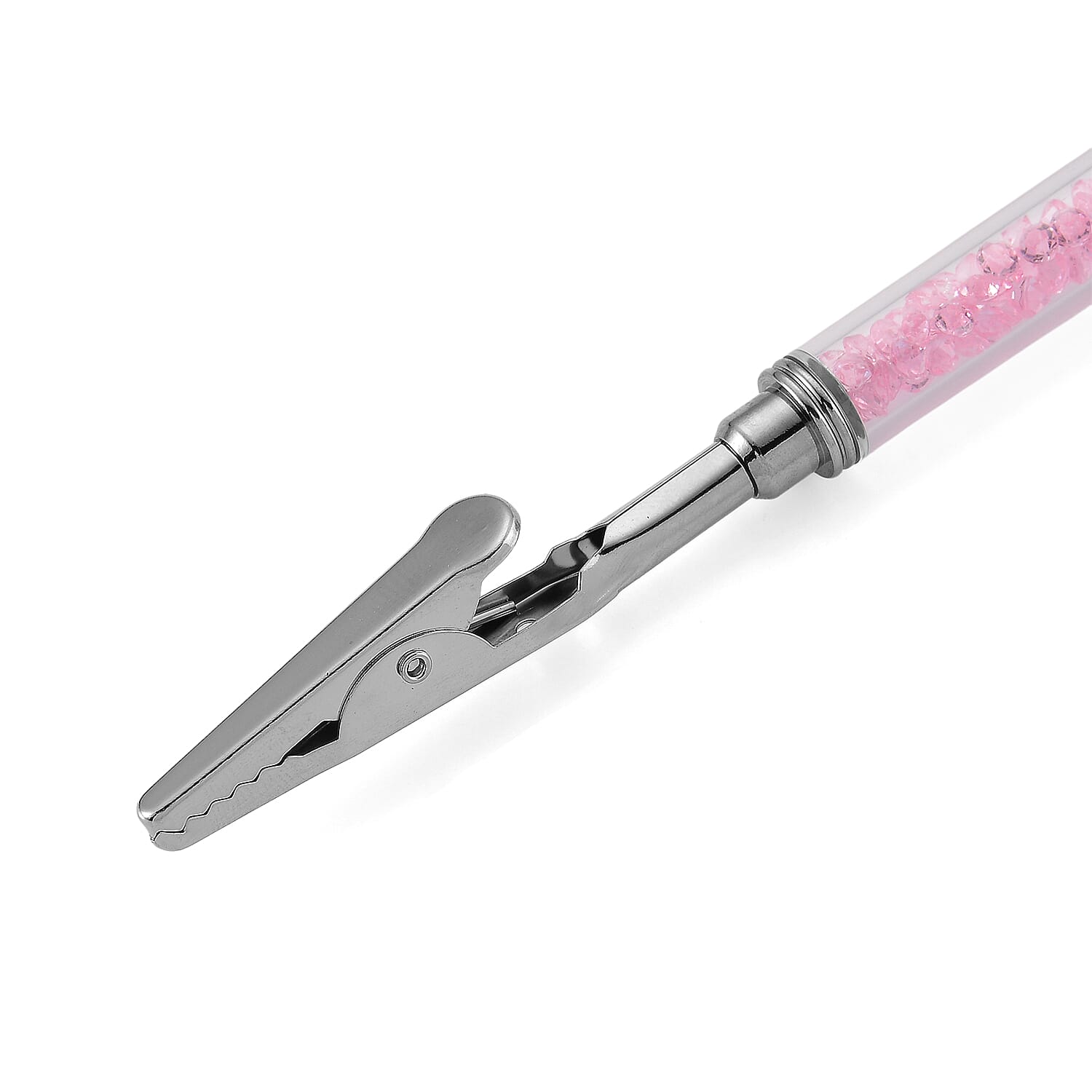 Set of 2 - Austrian Pink Crystal Bracelet Buddies in Yellow Gold & Silver Plated