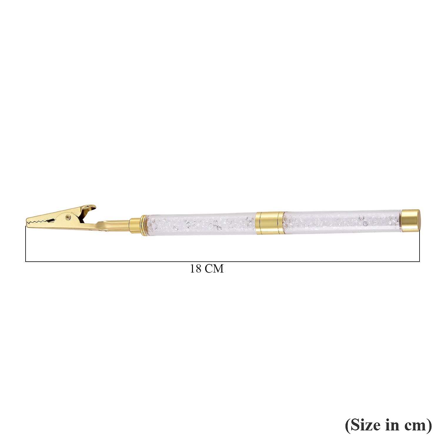 Set of 2 - Austrian White Crystal Bracelet Buddies in Yellow Gold & Silver Plated