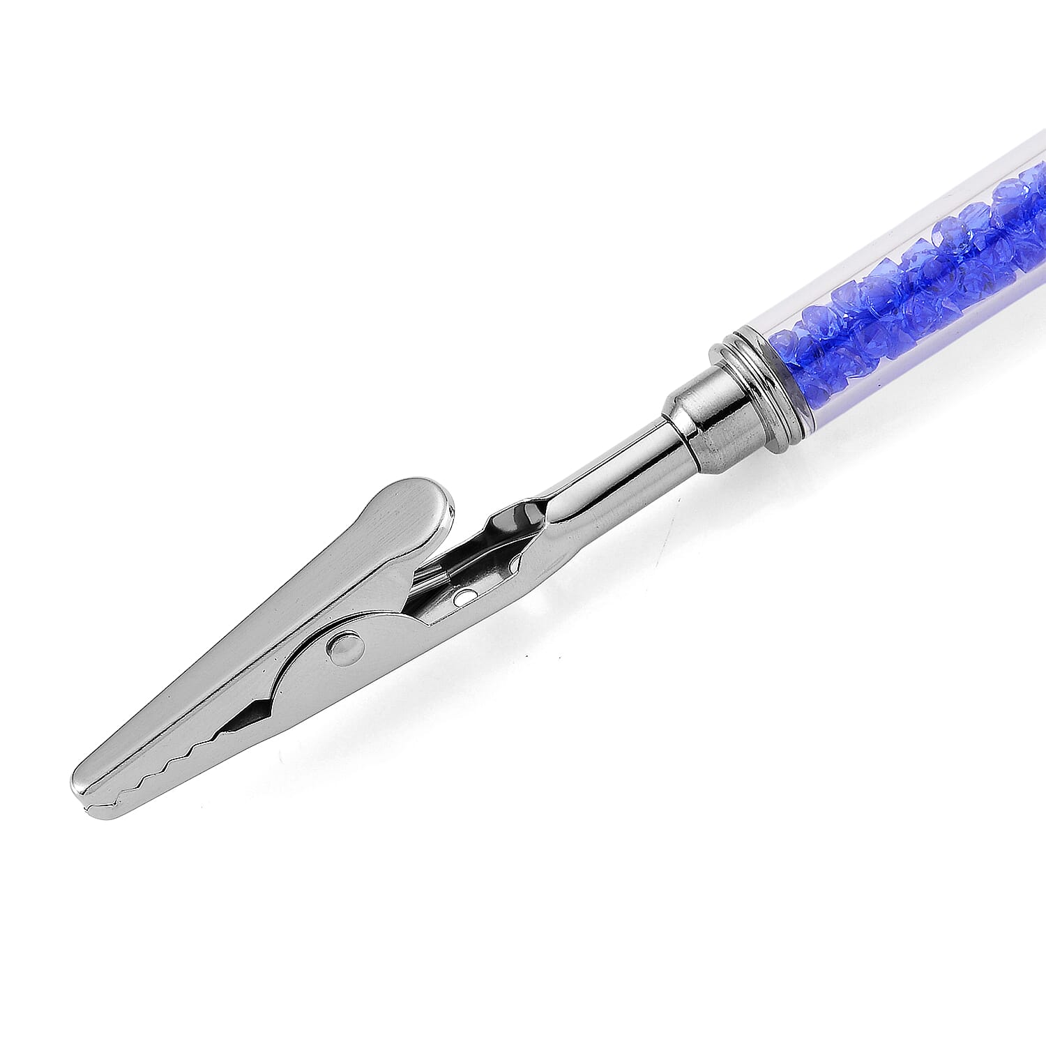 Set of 2 - Austrian Blue Crystal Bracelet Buddies in Yellow Gold & Silver Plated