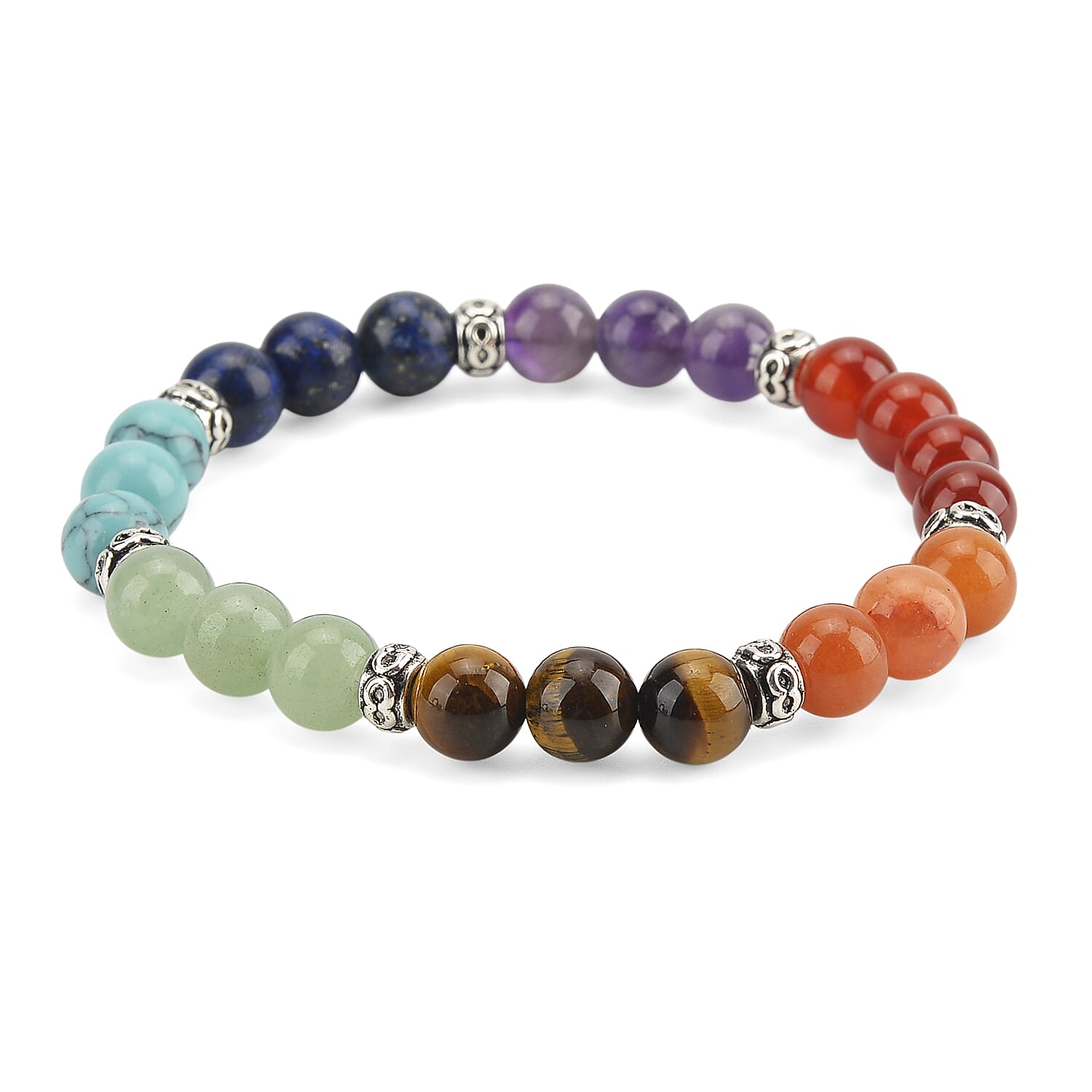 2 Piece Set - Multi Gemstones Tree & Bracelet (Strechable) 290.00 Ct.