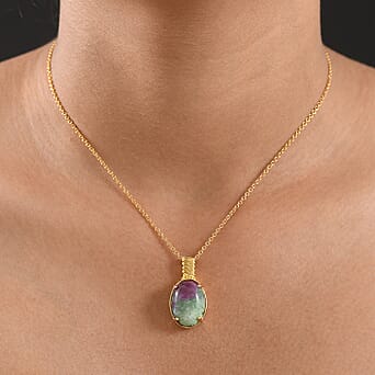 https://tjcuk.sirv.com/Products/44/2/4421983/Ruby-Zoisite-Pendant-with-Chain-Size-20-Stainless-Steel-17-001-Ct_4421983_1.jpg?w=342&h=342
