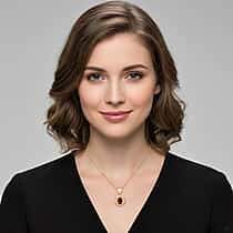 D'Joy African Ruby Pendant with Chain (Size 20) in Yellow Gold Plated Sterling Silver 1.05 Ct.